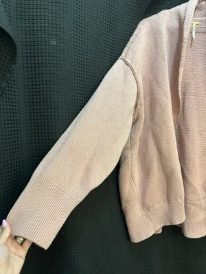 Free People Chamomile Oversize Cardigan in Rose thumbnail 6