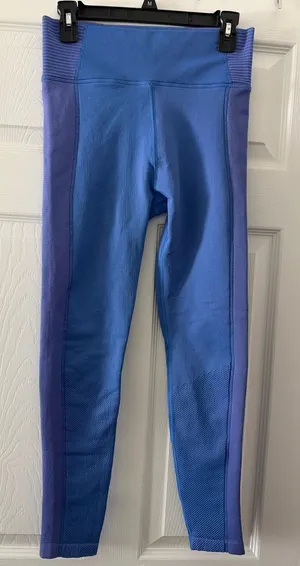 OFFLINE by Aerie High Waisted Blue 7/8 Leggings Medium M Athletic Yoga thumbnail 1