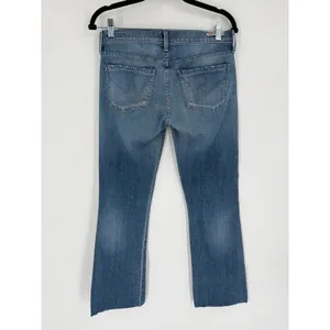 Citizens of Humanity Kelly‎ Bootcut Jeans Womens Blue Low Rise Raw Hem Y2K Indie thumbnail 9