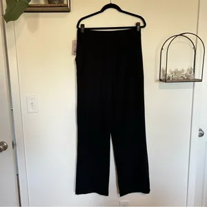 NWT Wild Fable Black Wide Leg‎ Relaxed Trouser Pants Slacks Size 10 thumbnail 2