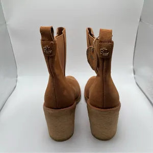 NWOBLauren Ralph Lauren Marianna Suede Waterrepellent Chunky Heel Ankle Boot 5.5 thumbnail 11