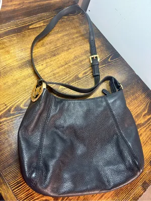 MICHAEL Michael Kors black crossbody purse thumbnail 1
