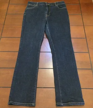 Tecovas high rise straight jeans 30 dark wash thumbnail 1