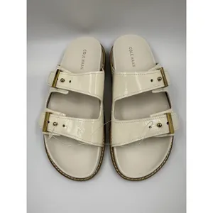 Cole Haan Women's Marisol Footbed Sandal Slides White Size 8 Med (W31883) New thumbnail 2
