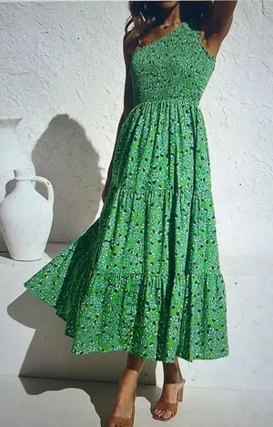 Zesica Bohemian 2023 summer midi dress thumbnail 1