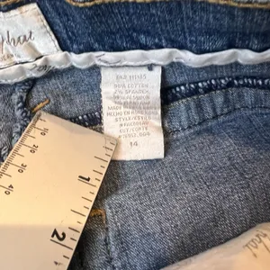 Baby Phat Jeans Bell Bottoms Size 14 Juniors Mid-Rise Vintage Blue Jeans #91 thumbnail 3