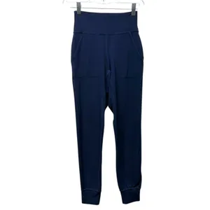 Lululemon Align‎ Jogger Women Sz 2 Navy Blue Legging Pants Pocket High Rise Gym thumbnail 2