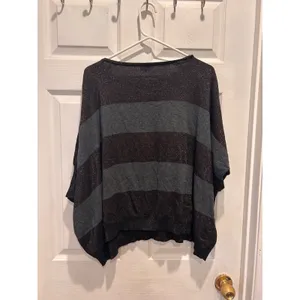 UO Sparkle & Fade Women's Large‎ Striped Glitter Dolman Sleeve Knit Top thumbnail 5