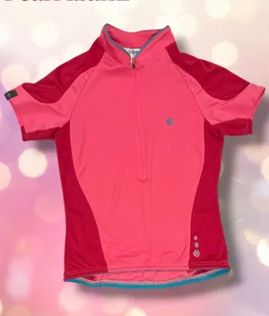 Pearl Izumi Pink Short Sleeve Cycling Jersey Top Size Small Biking Athletic thumbnail 1