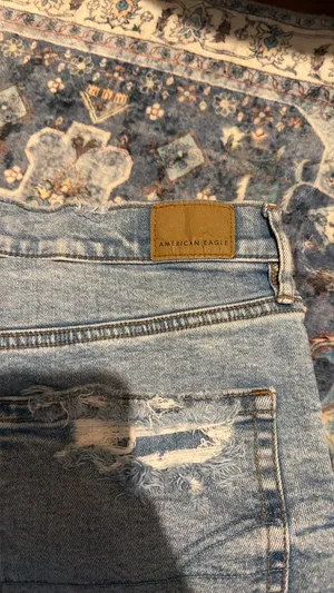 American Eagle Jean Shorts High-Rise strigid thumbnail 2