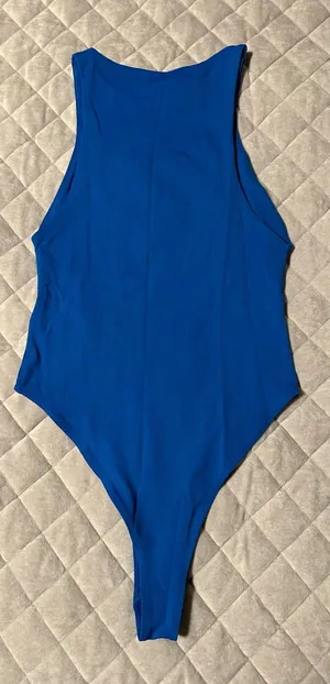 ZARA Blue Tank Bodysuit thumbnail 3