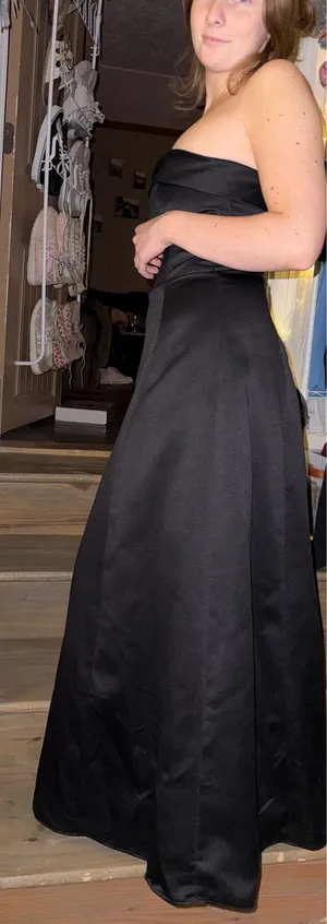Roberta Bridal Black dress Size 2 thumbnail 3