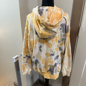 Nike NSW Tie Dye Acid Wash Pullover Hoodie Sweatshirt Women's M Loose Fit DO6213 thumbnail 5