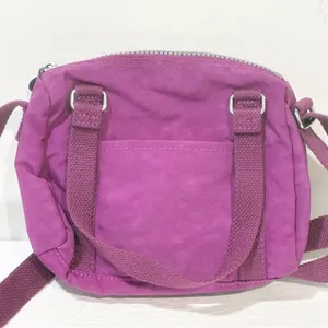 Kipling Nylon Purple Crossbody Bag with Adjustable Strap Handbag thumbnail 5