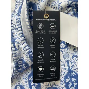 Cabana Life‎ Royal Blue White Pickleball Dress UPF 50+ Court Sporty NWT L thumbnail 3