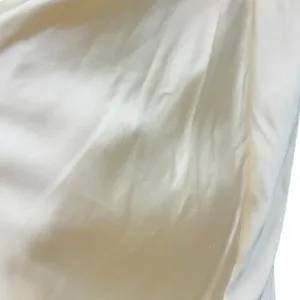 Zara Spaghetti Straps Side Lace-Up Satin Slip dress in Cream size Medium NWT thumbnail 3
