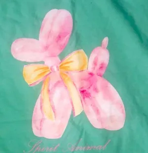 Comfort Colors balloon dog cSpirit animal Design Sz Lg only 1 left in teal thumbnail 4