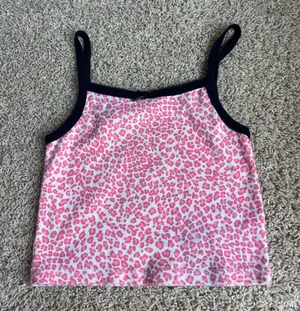 Brandy Melville Pink Cheetah Print Top thumbnail 1
