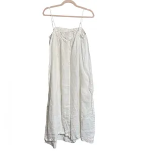 Urban Outfitters UO‎ White 100% Linen Juliana Midi Dress Women’s Small thumbnail 5