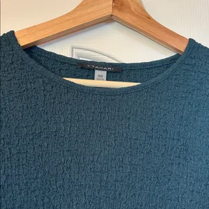 TTAHARI GreenBluenTextured Women's Top thumbnail 2