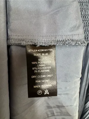ASTR Capitola Pleated Blue Satin Midi Dress Large Wedding Guest Romantic Party thumbnail 12