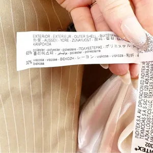 NEW ZARA Striped Oversized Menswear Inspired Blazer Women's‎ Size S Old Money thumbnail 8