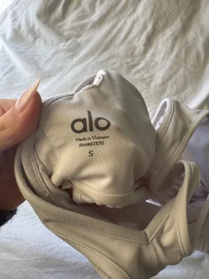 Alo Wild Thing Bra White thumbnail 5