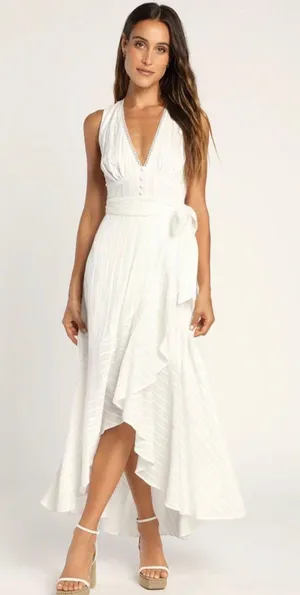 White Midi Dress thumbnail 1