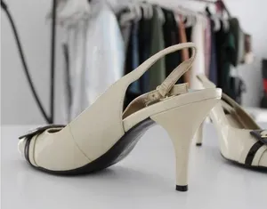 Bandolino DBPeaceTJ Buckle Peep Toe Slingback Heels thumbnail 7