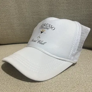 Espresso martini social club white trucker hat NEW thumbnail 3