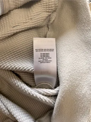ARITZIA TNA Waffle Print Full Zip Hoodie Sweatshirt Women’s Sz 2 Oversized Sz 2 thumbnail 5