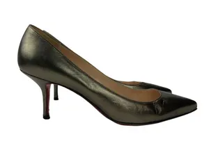 Christian Louboutin Metallic Stiletto Heels Pumps Size 6.5 thumbnail 2