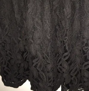 Black Lace 3/4 Sleeve Fit & Flare Dress thumbnail 3