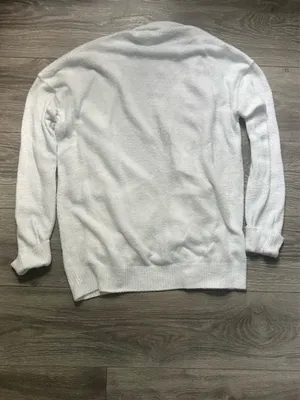 Barefoot Dreams Cozy Chic Lite White Long Sleeve Open Cardigan Comfy Sweater S thumbnail 2