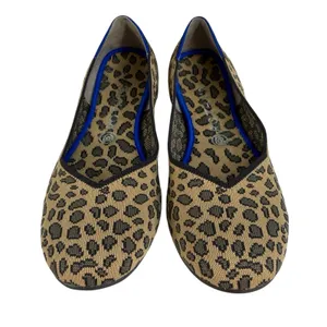 Rothy's Size 10 The Flat Ballet Spotted Leopard Animal Print‎ Round Toe Retired thumbnail 2