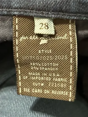 7 For All Mankind 28 Dark Blue Swarovski Crystal Studded Pockets Bootcut Jeans thumbnail 5