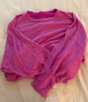 Pink flowy long sleeve thumbnail 1