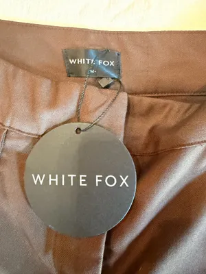 NWT White Fox Keep It Cool Pants Chocolate Brown Wide Leg M thumbnail 2
