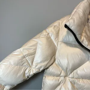 Vince Camuto Women’s Cream Puffer‎ Coat Medium thumbnail 7