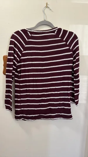 Stitch Fix Striped 3/4 sleeve shirt thumbnail 3