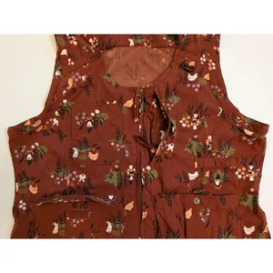 Duluth Heirloom Gardening Vest Gnomes Sz M Utility Outdoor Goblincore Kitchie thumbnail 5
