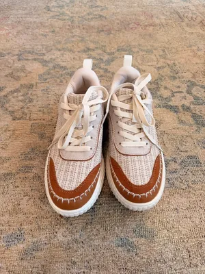 Dream Paris EUC Tweed-Effect Platform Fashion Sneakers WORN ONCE! thumbnail 4