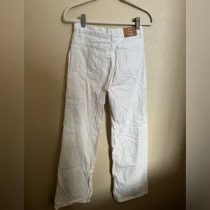 Free People‎ We The Free Tinsley Baggy High Rise Jean Size 26 in Optic White thumbnail 8