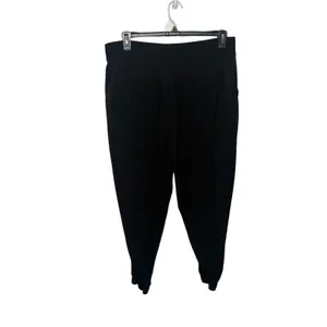Athleta Brooklyn Jogger Pants Black Stretch Pockets Travel Work Light Womens 16 thumbnail 7
