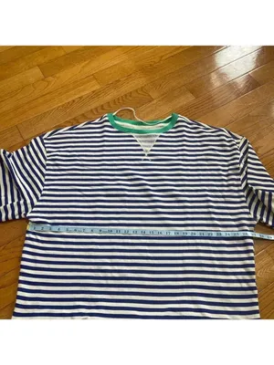FREE PEOPLE Classic Striped Oversized Crewneck / Sand Dollar Combo thumbnail 7