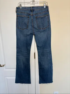 rag & bone Nina High Rise Flare Jeans in Clean Mick Sz 29 thumbnail 4