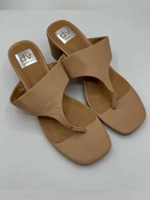 Dolce Vita Sammara Sandals Tan Neutral Block‎ Heel Size 9 minimalist everyday thumbnail 2