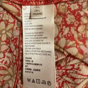 NWT Feeling Groovy Maxi Dress in red & cream thumbnail 10