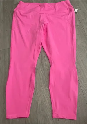 Amazon Essentials Bright Pink Leggings Size 3X thumbnail 1