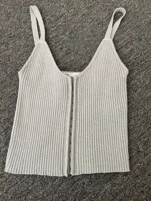 ZARA Ribbed Top thumbnail 1
